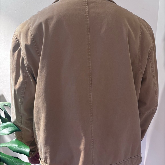 Levi's Sherpa Lined Canvas Trucker Jacket - Tan/Brown - Size XXL - Picture 2 of 3